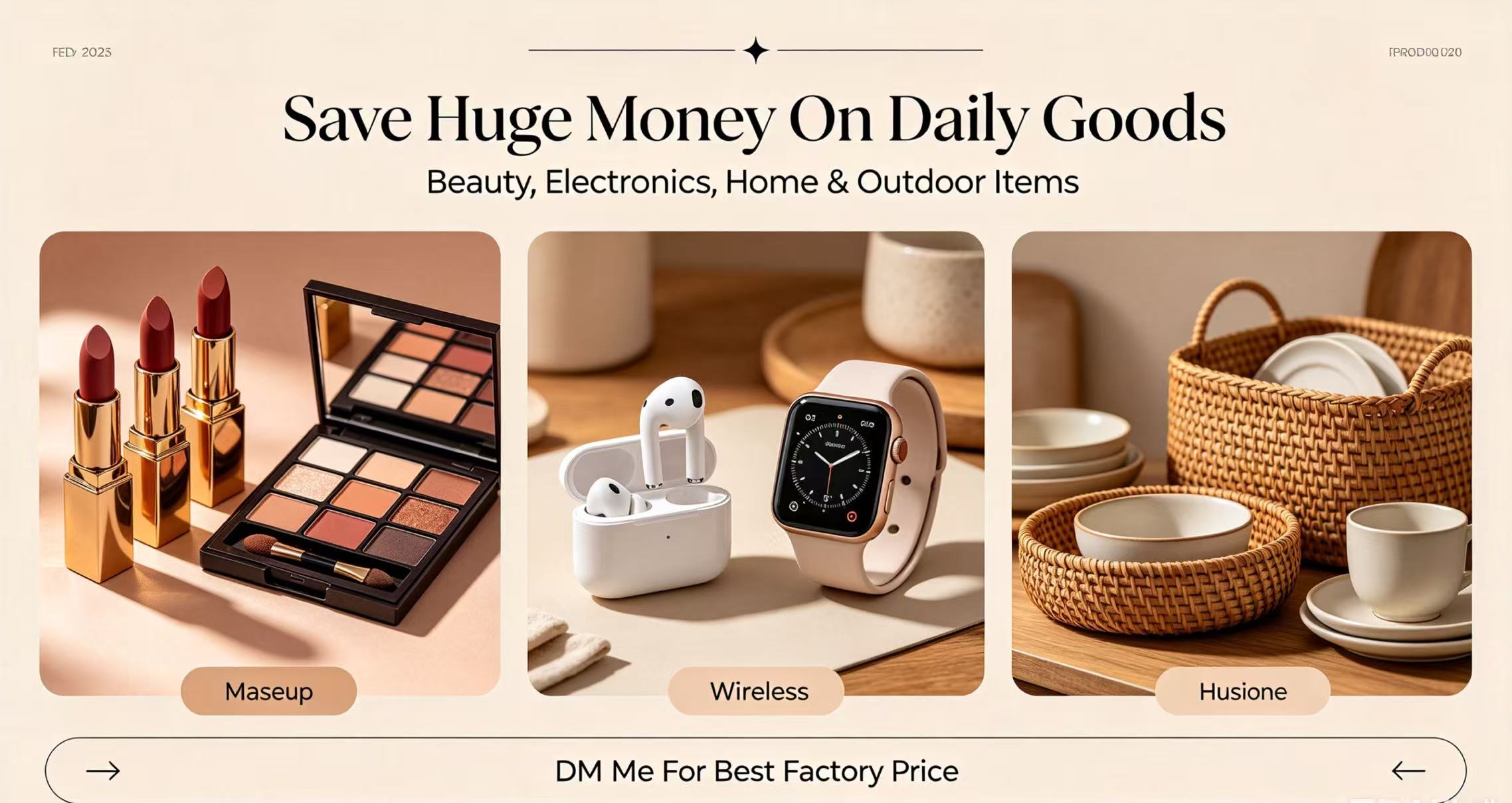 Daily goods available through China sourcing agent